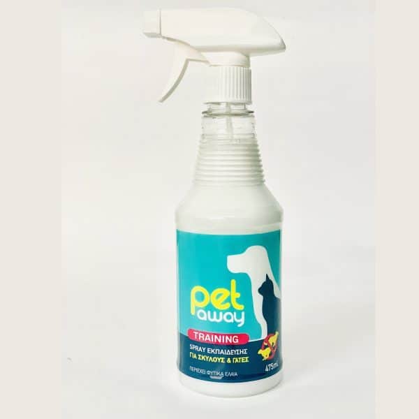 Pet away Taining Spray 450ml ΑΠΩΘΗΤΙΚΟ ΓΙΑ ΣΚΥΛΟΥΣ ΚΑΙ ΓΑΤΕΣ Γεωπονικό Κέντρο Κήπου