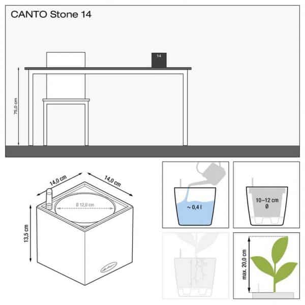 CANTO Stone 14 ΕΠΙΤΡΑΠΕΖΙΕΣ ΓΛΑΣΤΡΕΣ Γεωπονικό Κέντρο Κήπου