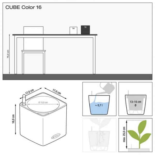 CUBE Color 16 ΕΠΙΤΡΑΠΕΖΙΕΣ ΓΛΑΣΤΡΕΣ Γεωπονικό Κέντρο Κήπου