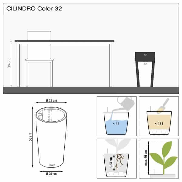 CILINDRO 32 Color Collection Γεωπονικό Κέντρο Κήπου