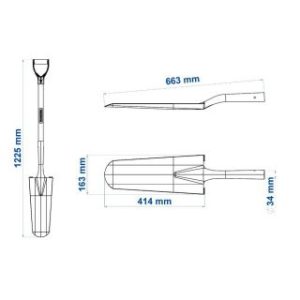 Φτυάρι ριζών λαβή D TRAMONTINA 77444/404 71cm ΤΣΑΠΕΣ - ΦΤΥΑΡΙΑ - ΚΑΣΜΑΔΕΣ - ΣΚΑΛΙΣΤΗΡΙΑ - ΤΣΟΥΓΚΡΑΝΕΣ Γεωπονικό Κέντρο Κήπου